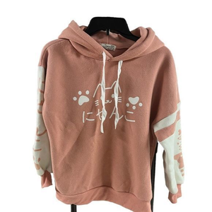 Ruixiang womens‎ cat design long sleeve hoodie